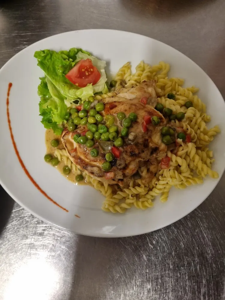 Poulet Grillé Sauce Champignons